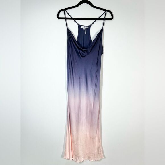 Young Fabulous & Broke Sweetie Slip Dress Ombré Purple/Pink Medium - Picture 2 of 12
